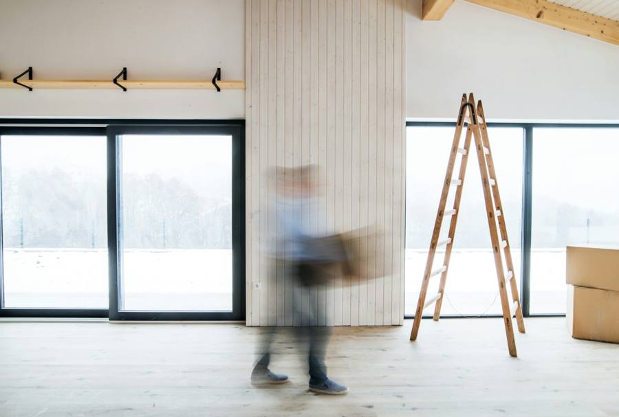 Intervention et nettoyage du chantier