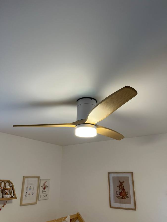 Installation de plafonnier ventilateur